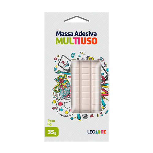 Massinha Adesiva 35G Cx/10 Blister Leoarte