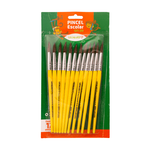 Pincel Escolar Redondo Ref.121-20 Pct/12 Leoeleo