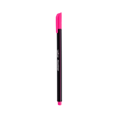 Marcador Fine Rosa Tubo/12 Und Leoeleo