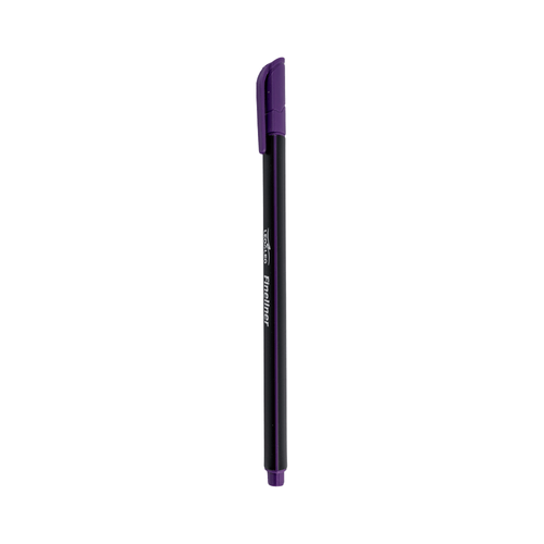 Marcador Fine Roxo Tubo/12 Und Leoeleo