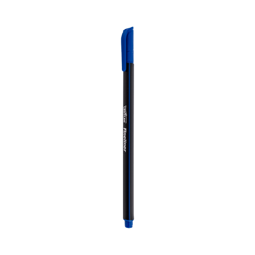 Marcador Fine Azul Escuro  Tubo/12 Und Leoeleo