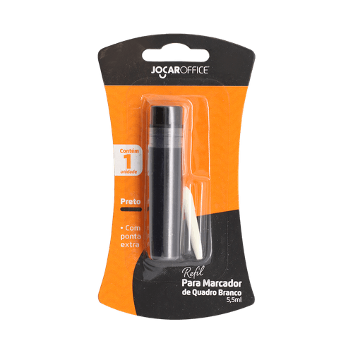 Refil Marcador Quadro Branco Recarreg.Preto Cx/12 Und Jocar Office