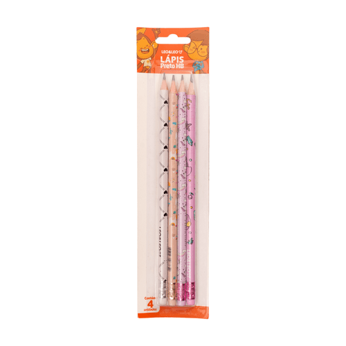 Lápis Grafite Hb Stamp Cx/24 Blisters/4 Und Leoeleo