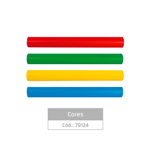 Plástico Adesivo Para Decoração Leotack Colors 45Cmx1.5M 80Mic Cx/24 Rolos Leoarte