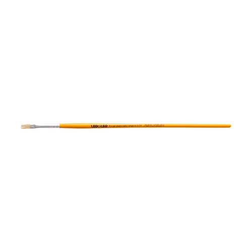 Pincel Escolar Chato Cabo Longo Ref.815-04 Pct/12 Leoeleo
