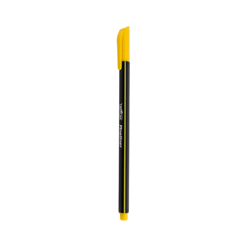 Marcador Fine Amarelo Tubo/12 Und Leoeleo