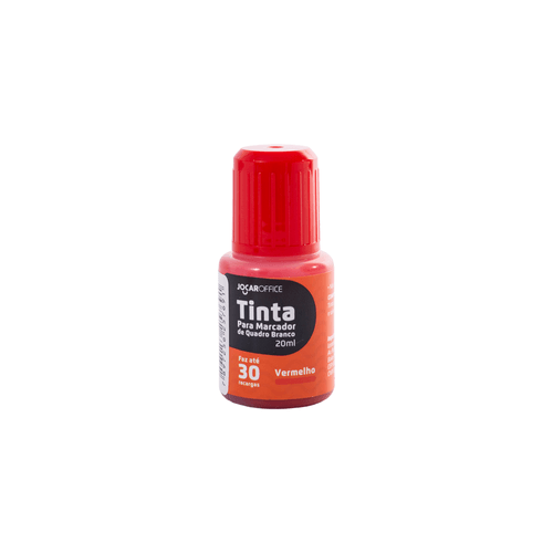Tinta Marcador Quadro Branco 20Ml Vermelho Cx/12 Und Jocar Office