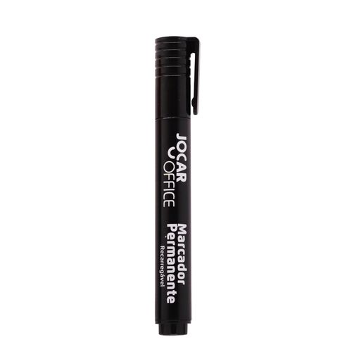 Marcador Perman.Recarreg.Tinta Preto Cx/12 Und Jocar Office