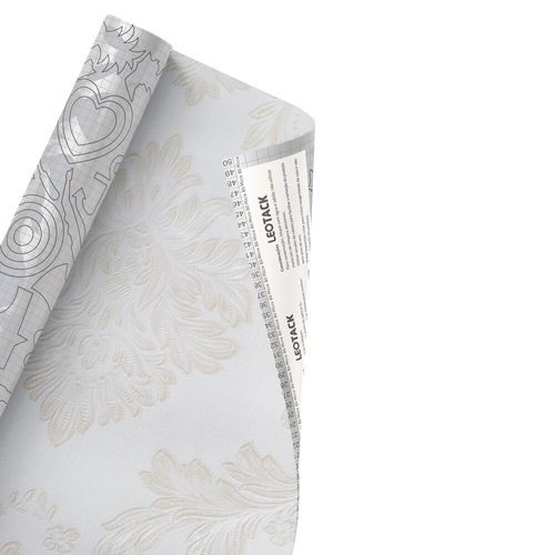 Plástico Adesivo Para Decoração Leotack Tecido 06 53Cmx10M Rolo Leoarte