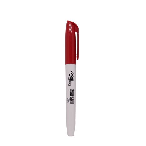 Marcador Para Quadro Branco Slim Vermelho Cx/12 Jocar Office