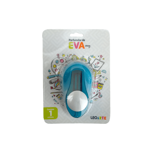 Perfurador De Eva 25Mm Circulo Cx/8 Blister Leoarte