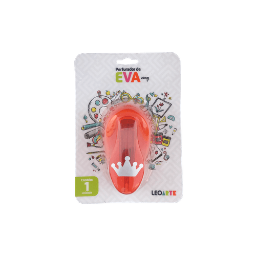 Perfurador De Eva 25Mm Coroa Cx/8 Blister Leoarte