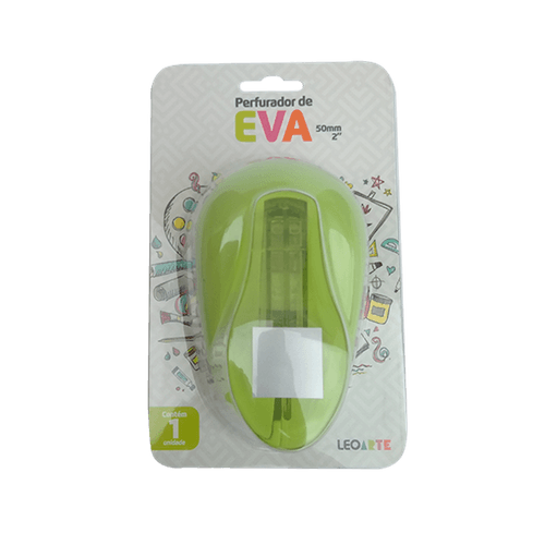 Perfurador De Eva 50Mm Quadrado Cx/4 Blister Leoarte