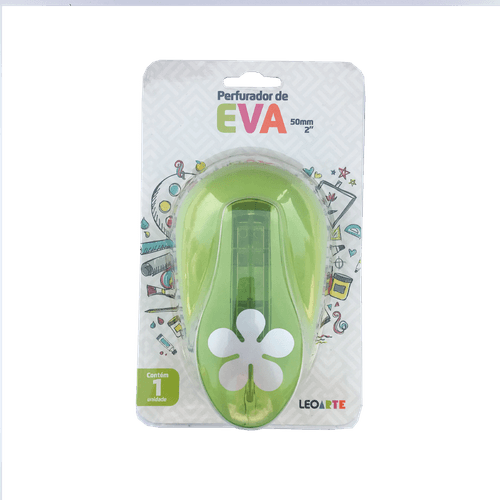 Perfurador De Eva 50Mm Folha Cx/4 Blister Leoarte