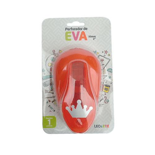 Perfurador De Eva 50Mm Coroa Cx/4 Blister Leoarte