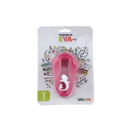 Perfurador De Eva 25Mm Sereia Cx/8 Blister Leoarte