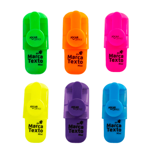 Mini Marca Texto Pote Com 30 Unds Jocar Office