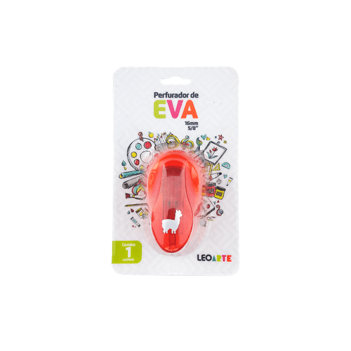 Perfurador De Eva 16Mm Lhama Cx/12 Blister Leoarte