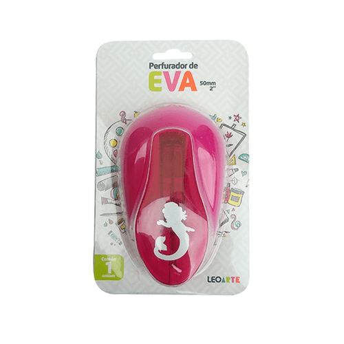 Perfurador De Eva 50Mm Sereia Cx/4 Blister Leoarte