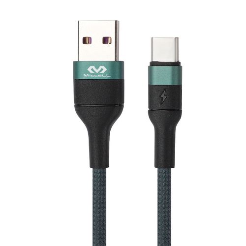 Cabo Trançado Letron Tipo C, Reforçado, 1M -  Verde Exército Vq-D83