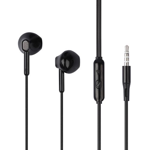Fone De Ouvido Letron Semi-Auricular 1 Metro, 3,5Mm, Redução De Ruído Preto Vq-H26