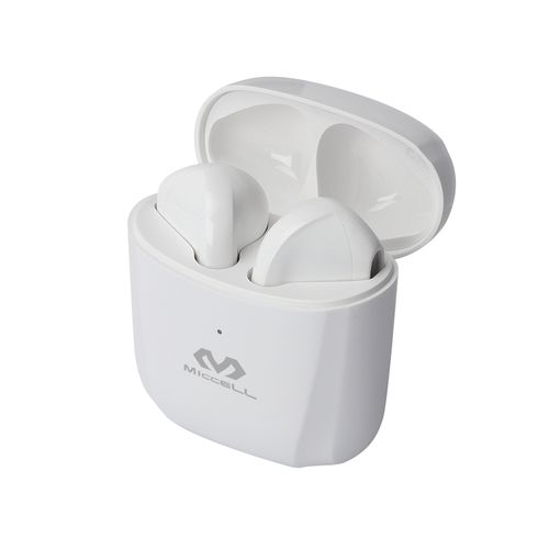 Fone De Ouvido Letron Earbud Bluetooth 5H De Bateria, Entrada Tipo C - Branco