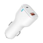 CARREGADOR-VEICULAR-MICCEL-PORTAS-1-TIPO-C-1-USB---BRANCO-VQ-C08-