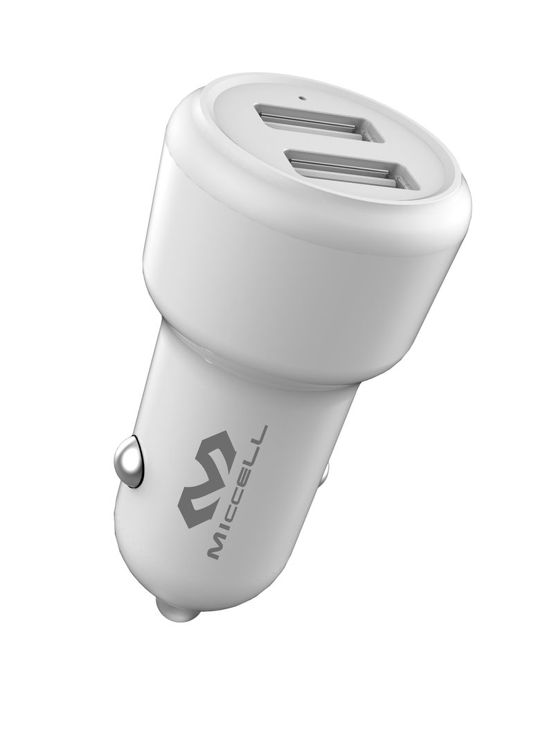 CARREGADOR-VEICULAR-MICCEL-2-PORTAS-USB---BRANCO-VQ-C03-