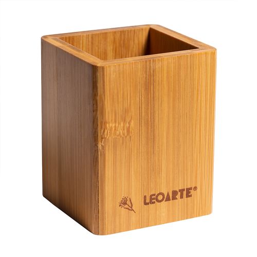 Porta Canetas Soul Garden De Bambu Caixa C/1 Und Leo Arte
