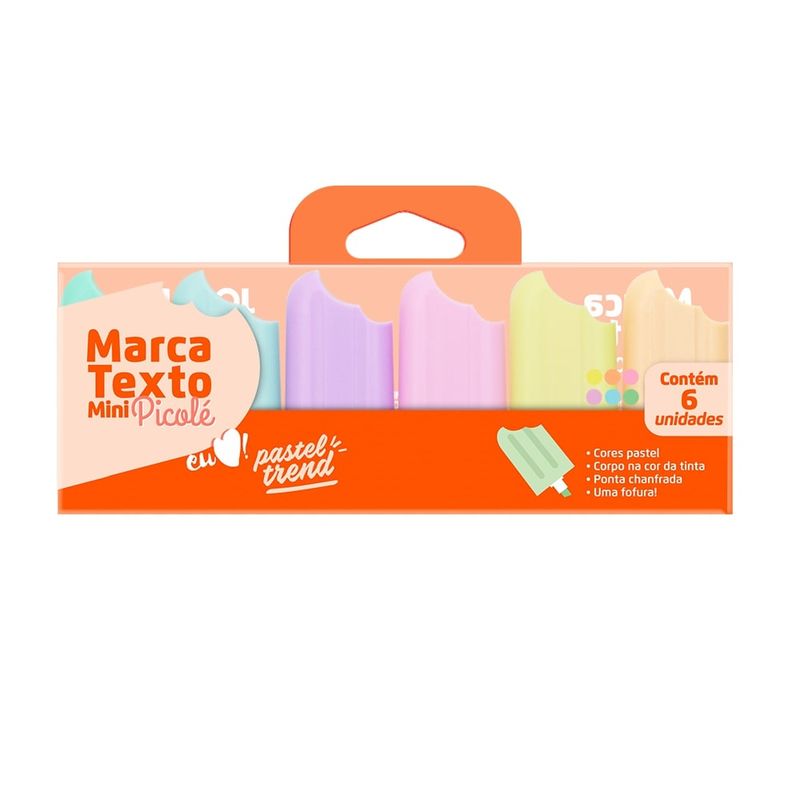 marca-texto-picole-pastel-6-cores-96143-1