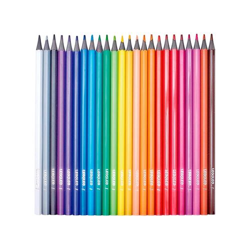 Lápis 24 Cores Eco Sextavado Leoeleo