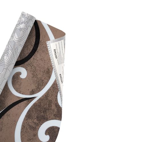 Plástico Adesivo Para Decoração Leotack Arabesco 01 45Cmx10M 80Mic Rolo Leoarte