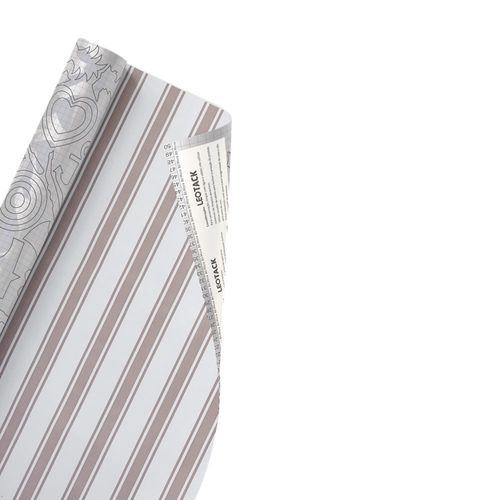 Plástico Adesivo Para Decoração Leotack Formas 03 45Cmx10M 80Mic Rolo Leoarte