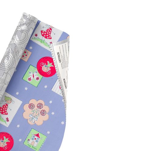 Plástico Adesivo Para Decoração Leotack Infantoteen 03 45Cmx10M 80Mic Rolo Leoarte
