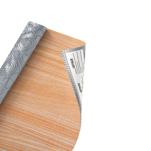 Plástico Adesivo Para Decoração Leotack Madeira Pinus  45Cmx10M 80Mic Rolo Leoarte