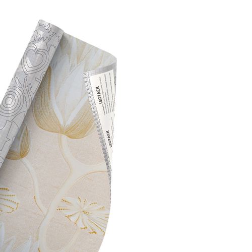 Plástico Adesivo Para Decoração Leotack Tecido 05 53Cmx10M Rolo Leoarte