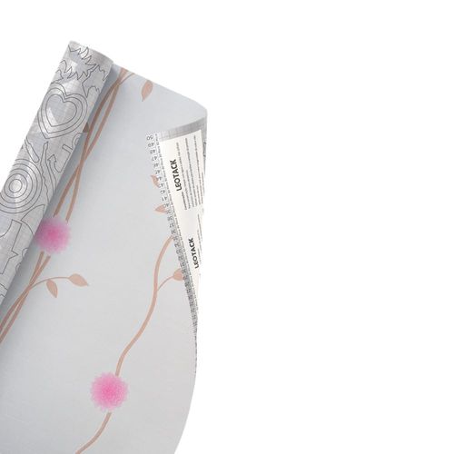 Plástico Adesivo Para Decoração Leotack Tecido 07 53Cmx10M Rolo Leoarte