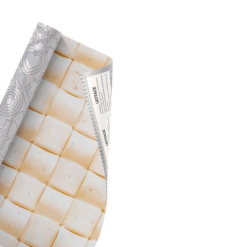 Plástico Adesivo Para Decoração Leotack Tecido 09 53Cmx10M Rolo Leoarte