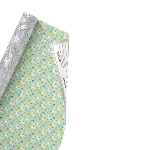 Plástico Adesivo Para Decoração Leotack Lhama  2 45Cmx10M 80Mic Rolo Leoarte