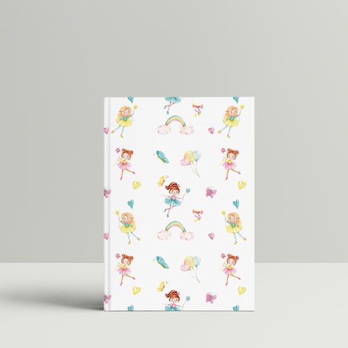 Plástico Adesivo Para Decoração Leotack Fadinha 45Cmx10M 80Mic Rolo Leoarte