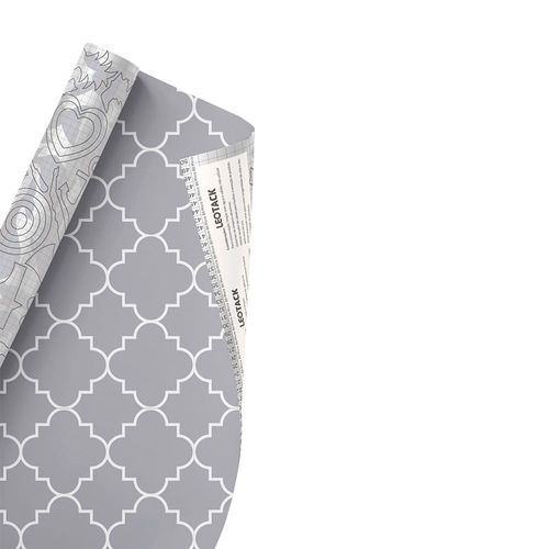 Plástico Adesivo Para Decoração Leotack Arabesco Modern 45Cmx10M 80Mic Rolo Leoarte