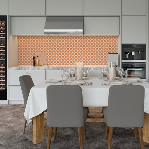 Plástico Adesivo Para Decoração Leotack Retrô 45Cmx10M 80 Mic Rolo Leoarte