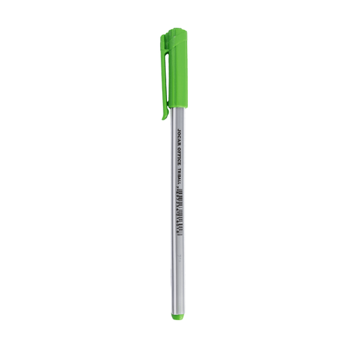 Caneta Esf.Triball Ponta Media 1.0Mm Verde Claro Caixa Com 12 Unds Jocar Off