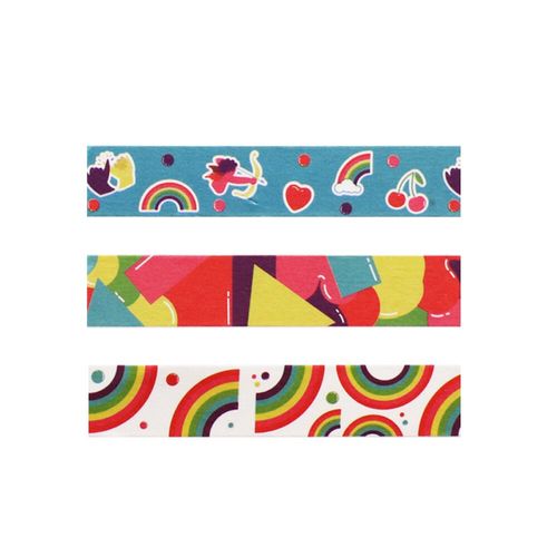 Washi Tape Love Is Love Arco Iris 15Mmx3M 3 Und Jocar Office