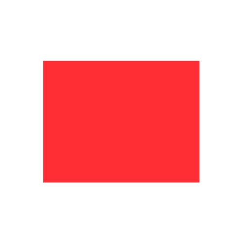 Placa Eva Color 40Cmx60Cm Vermelho Fogo Pct/10Folhas Leoarte