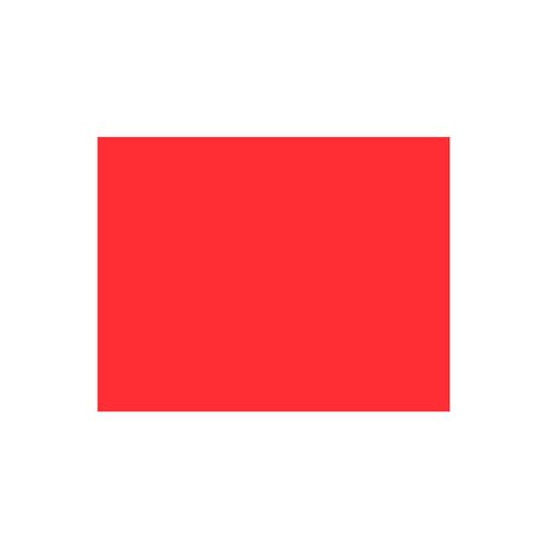 Placa Eva Color 40Cmx48Cm Vermelho Fogo Pct/10Folhas Leoarte