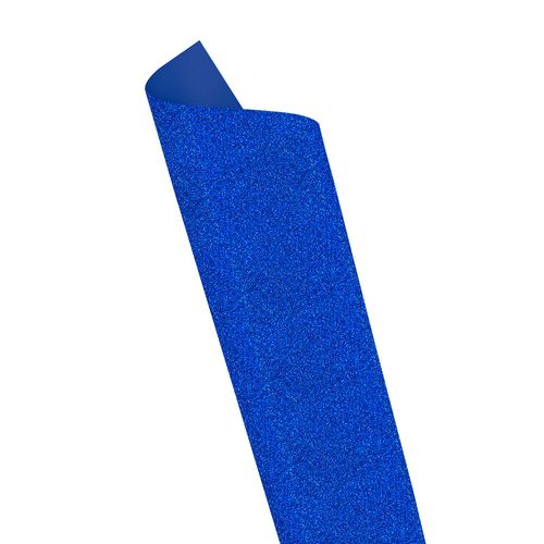 Placa Eva Com Brilho 40Cmx60Cm Azul Royal Pct/5 Folhas Leoarte