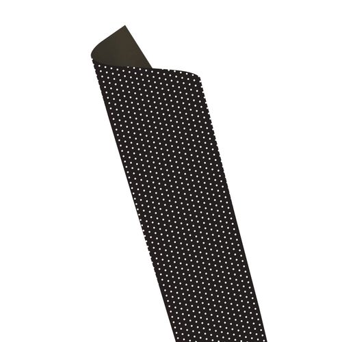 Placa Eva Estampa 40Cmx60Cm Mini Poa Preto/ Branco Pct/5 Folhas Leoarte