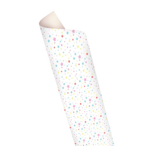 Placa Eva Estampa 40Cmx60Cm Estrela Colorido Pct/5 Folhas Leoarte
