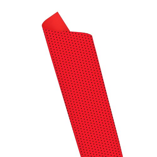 Placa Eva Estampa 40Cmx60Cm Mini Poa Vermelho E Preto Pct/5 Folhas Leoarte